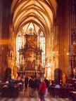 Красивые картинки Европы: интерьеры собора святого Стефана в Вене