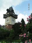 Часовая башня: фото из поездки в Грац