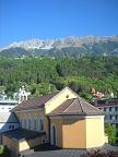 Альпийский пейзаж в Инсбруке из путешествия по Австрии