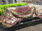 Надгробье Рудольфа Нуреева - фото с кладбища Сен-Женевьев-де-Буа