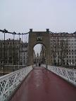 Фотографии Лиона: мост под дождём