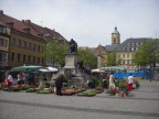 На фотографии главная площадь Швайнфурта: фотки из путешествия по Европе