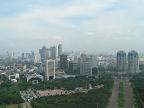 Панорама Джакарты из путешествия по острову Ява