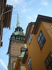 Поездка в Швецию: фотография старой части Стокгольма, района Гамла Стан