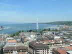 Поездка в Швейцарию: фотография панорамы Женевы